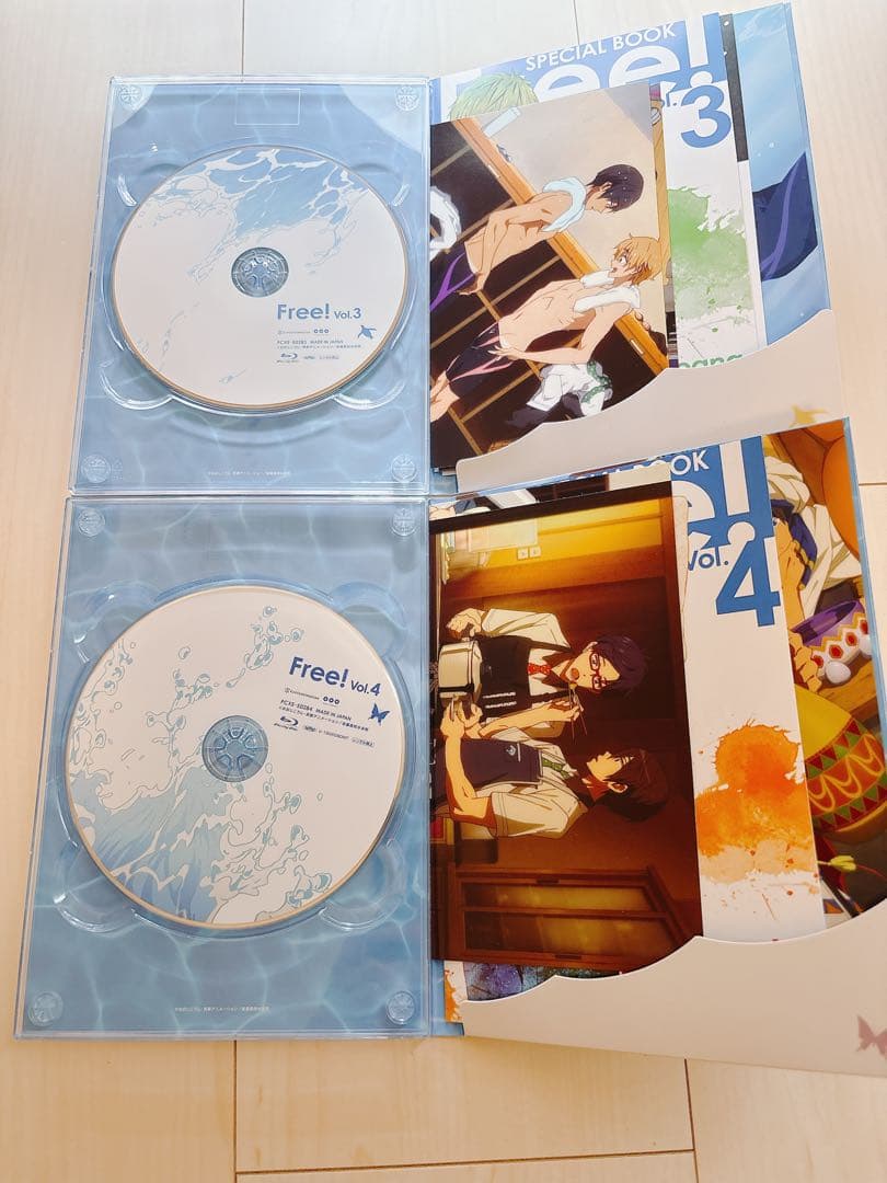 【特典完備】アニメ Free! 1期 初回版 Blu-ray 全6巻セット