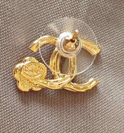 ココマーク カメリア ピアス ゴールド アクセサリー