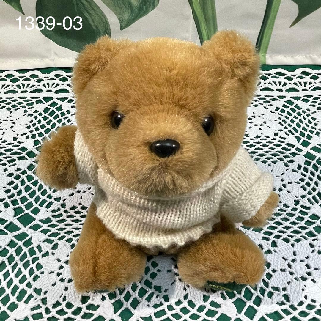 1339 テディベア metro 2005 白いセーター クマのぬいぐるみ