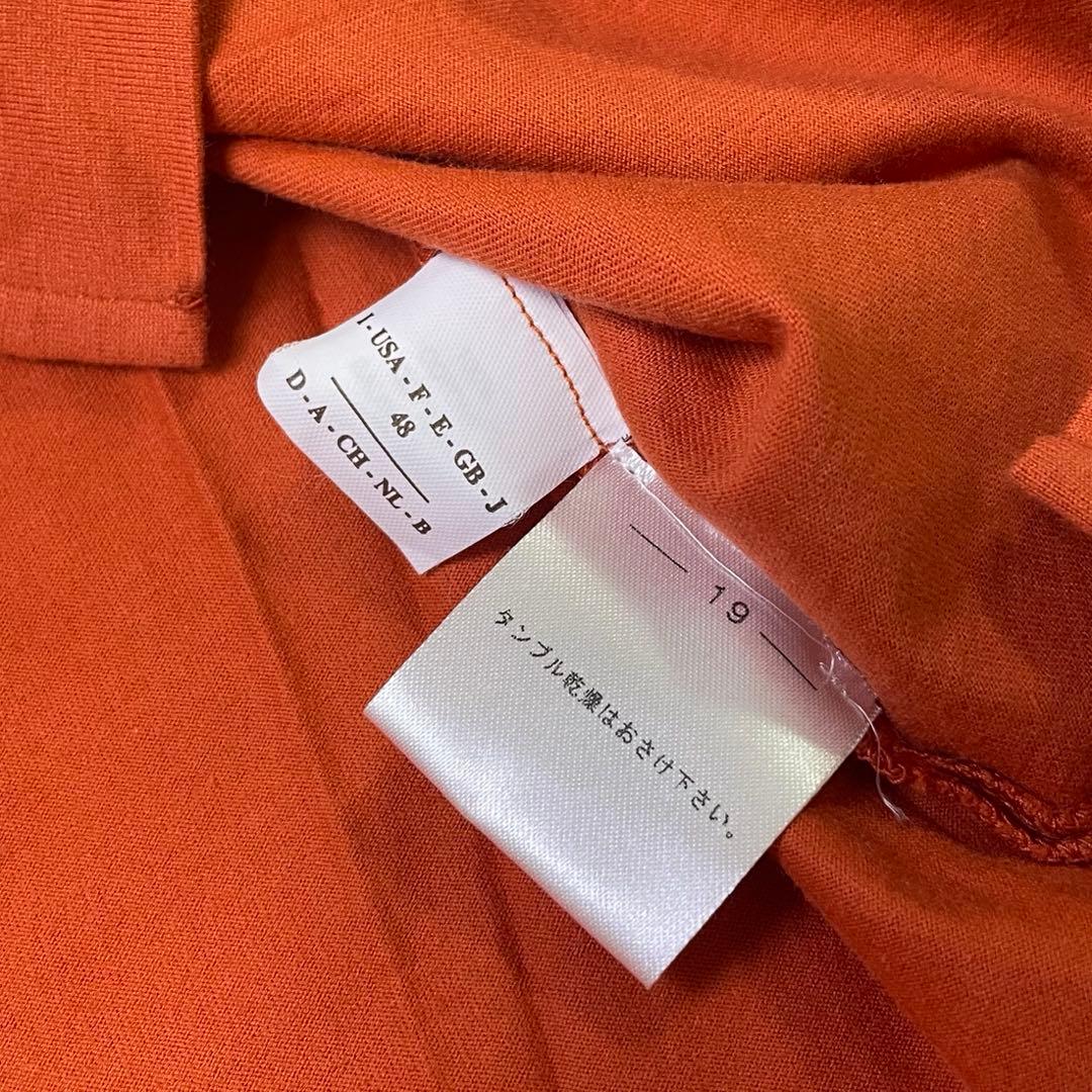 美品 BRUNELLO CUCINELLI Tシャツ オレンジ　48 M