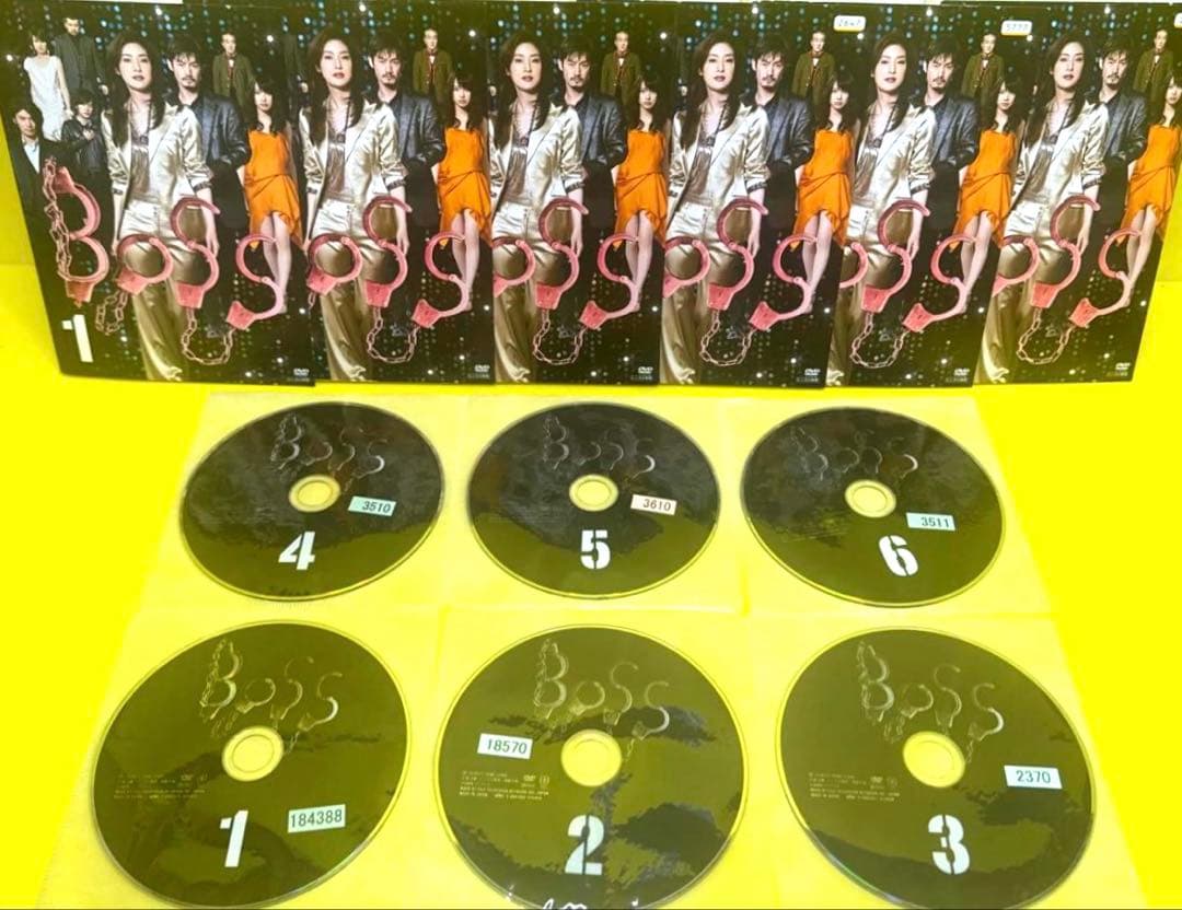 BOSS 1st season＋2nd SEASON DVD 全12巻★天海祐希