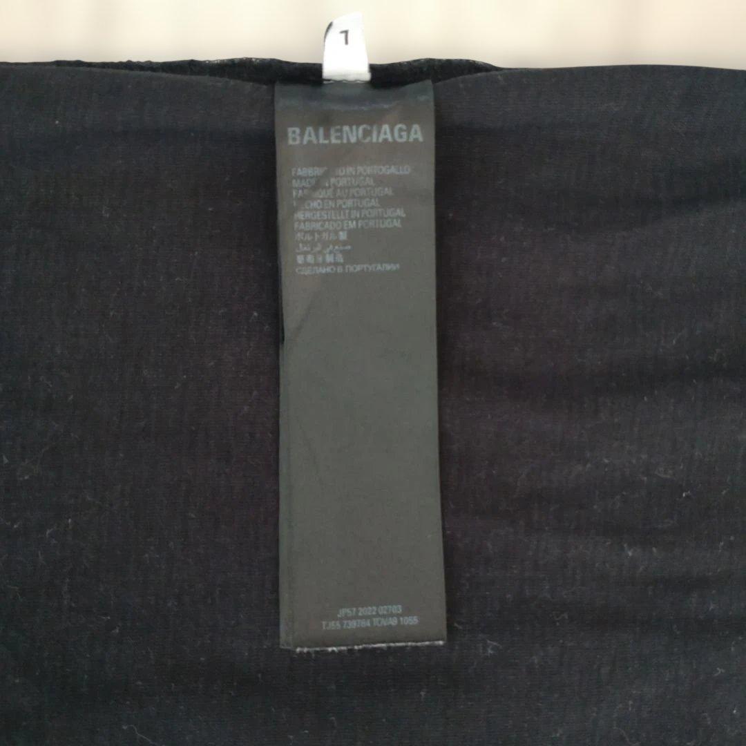 値下げ中　BALENCIAGA ブラック Tシャツ ユニセックス　バレンシアガ