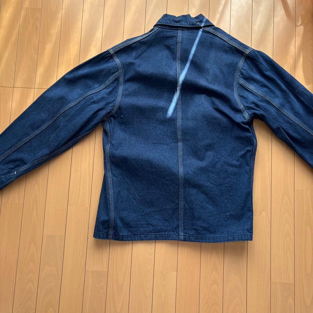 値下げ中　90s Carhartt デニムチョアコート星タグ　サイズ44