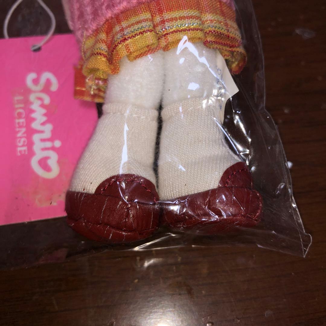 m*a様 足長キティ　ぬいぐるみ　マスコット　キーホルダー　ピンク　セーラー服