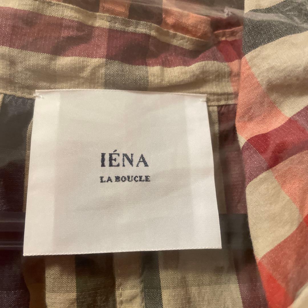 極美品　68,200円 IENA 高級上質　チェック コート　イエナ　薄手
