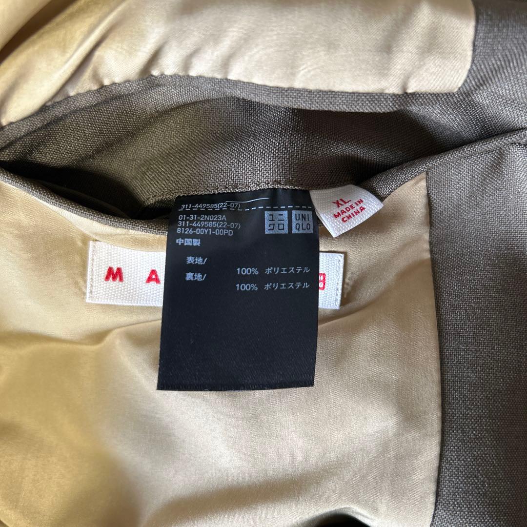 UNIQLO and MARNI オリーブセットアップ