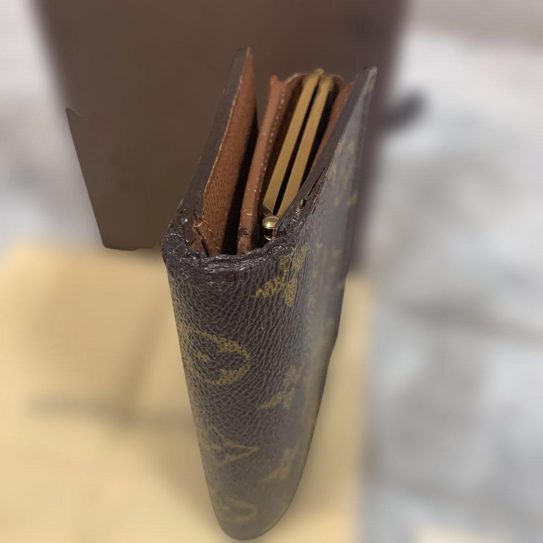 Louis Vuitton 二つ折り財布 モノグラム がまぐち入れ