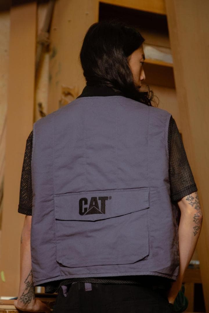 新品 CAT X Reclaimed LA UO別注 中綿 ベスト US:L