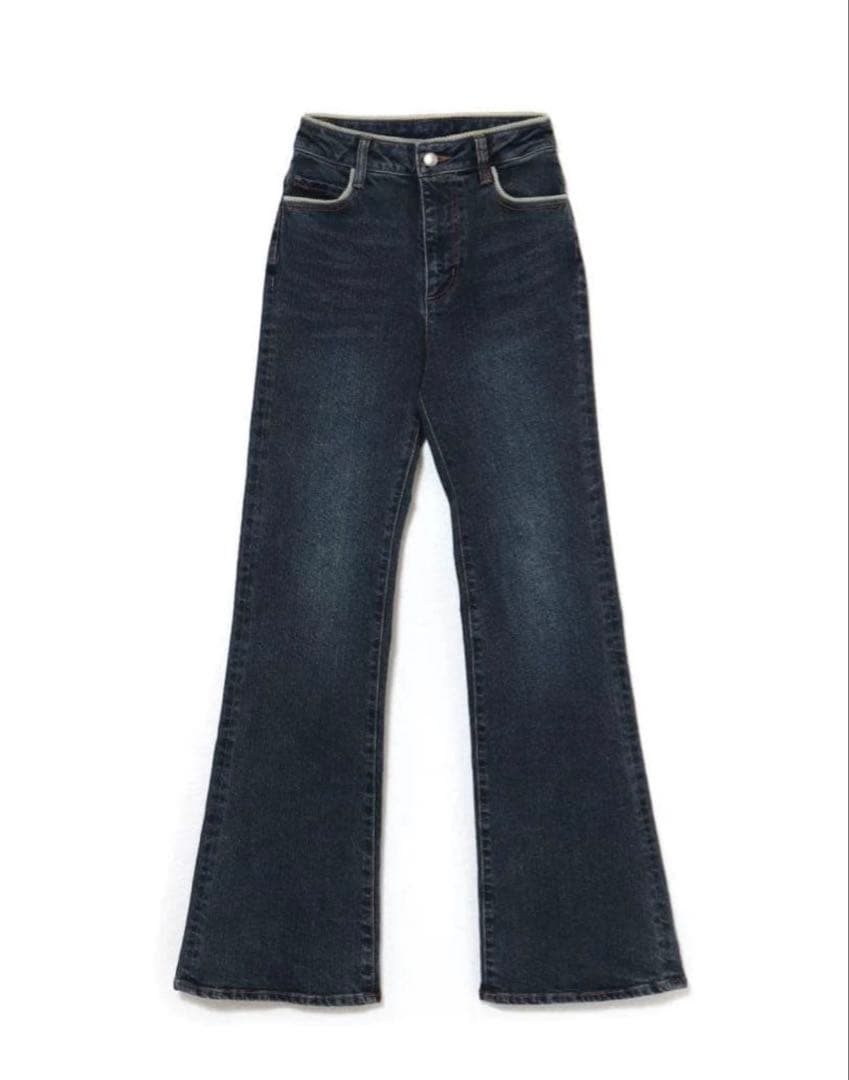 andmary Heart stitch denim Sサイズ パンツ