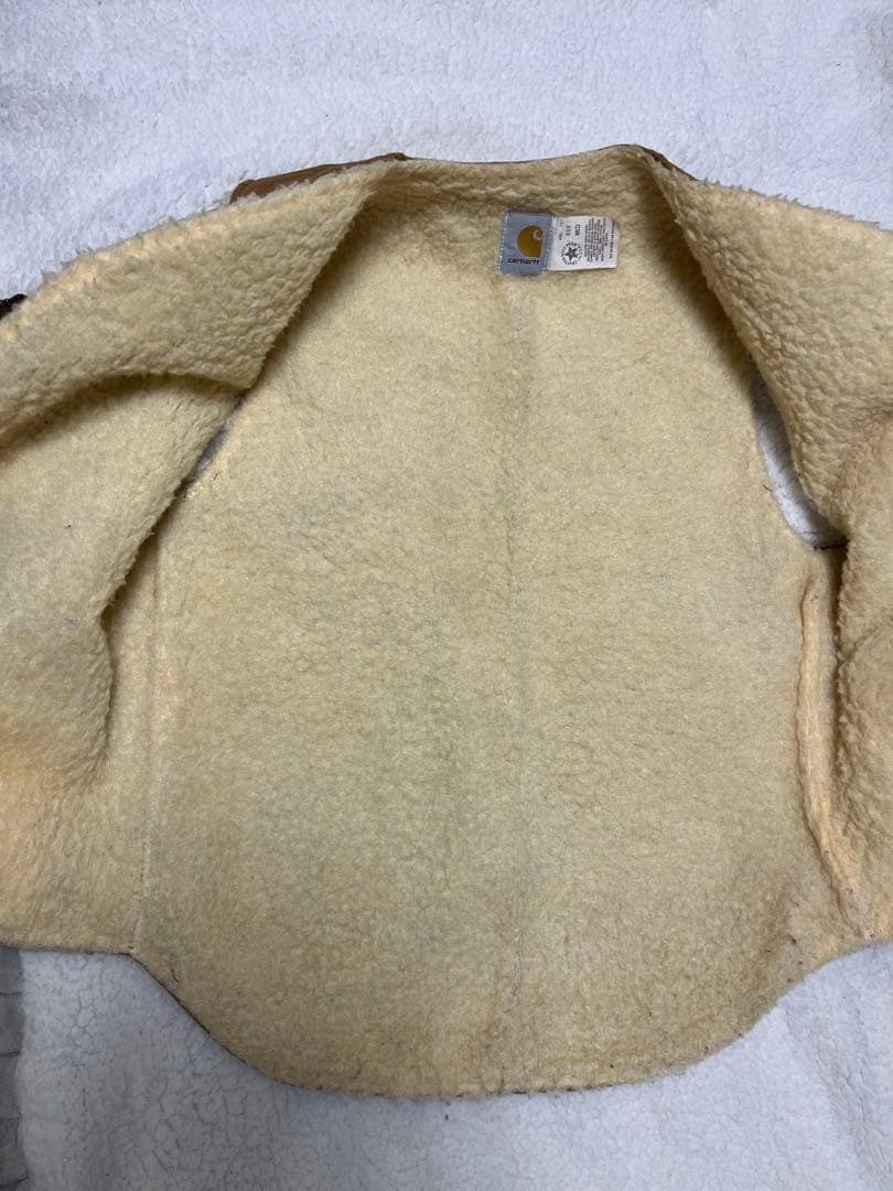 [最終価格]Carhartt ブラウン ダックベスト 裏ボア