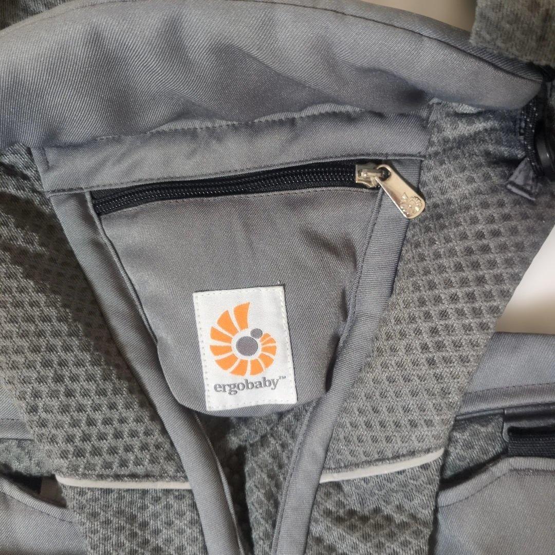 美品　ergobaby OMNI breeze オムニブリーズ　抱っこ紐　グレー