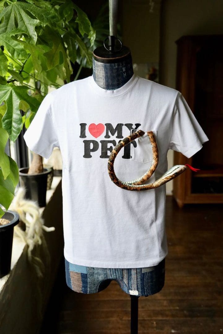 S*5様 doublet i love pet t shirts white L