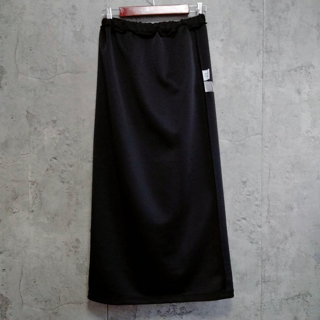 美品　リムアーク　タイトスカート 　ロング　BLACK 38　ジャージ　ゴム使用