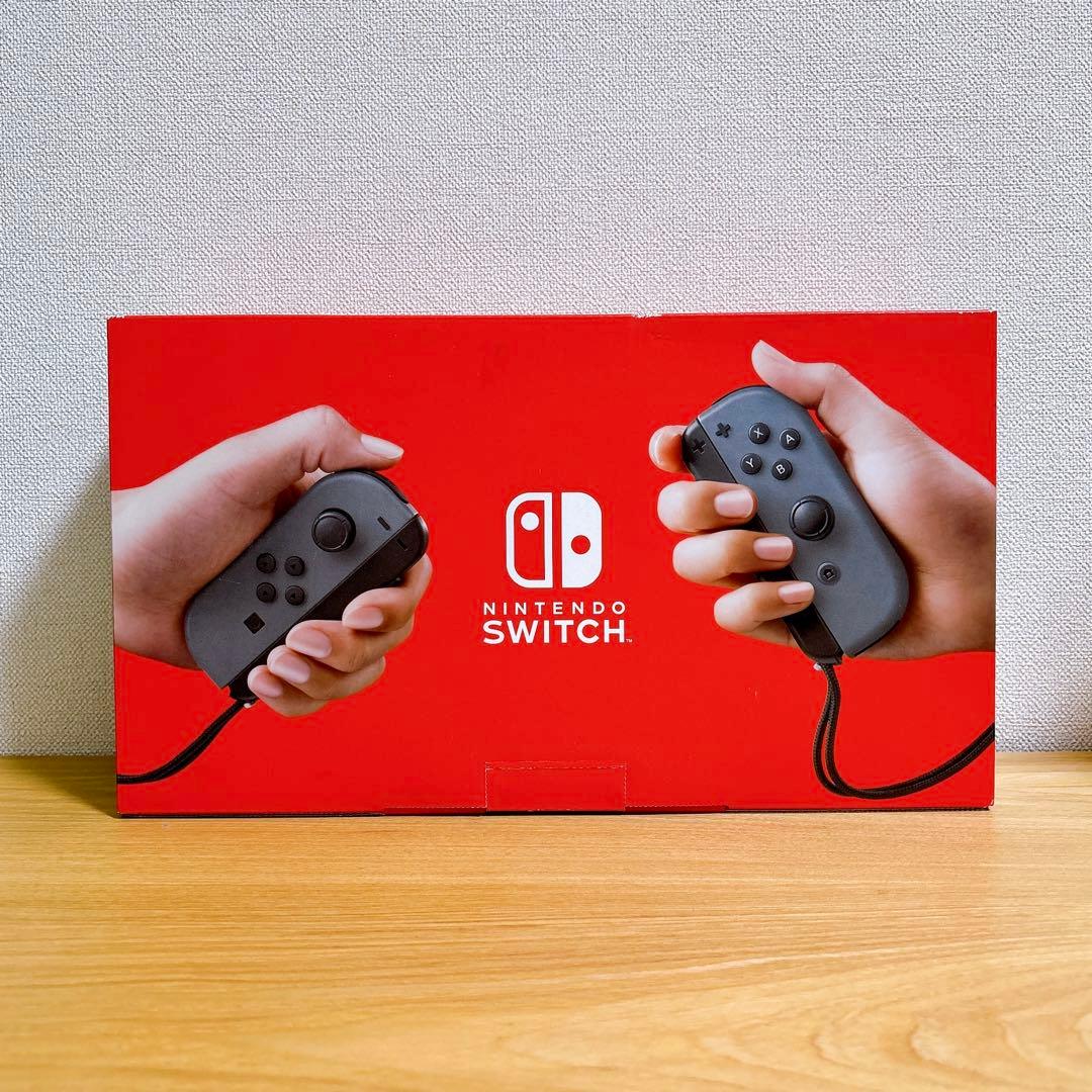【未使用に近い】 バッテリー強化型 Nintendo Switch 本体 赤青