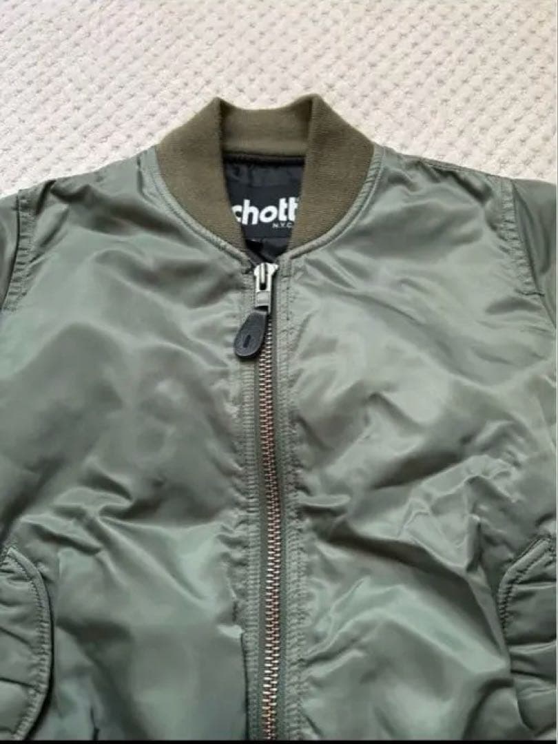 L*S様 MA-1 Schott JEANASIS別注 短丈 ウィメンズ ブルゾ