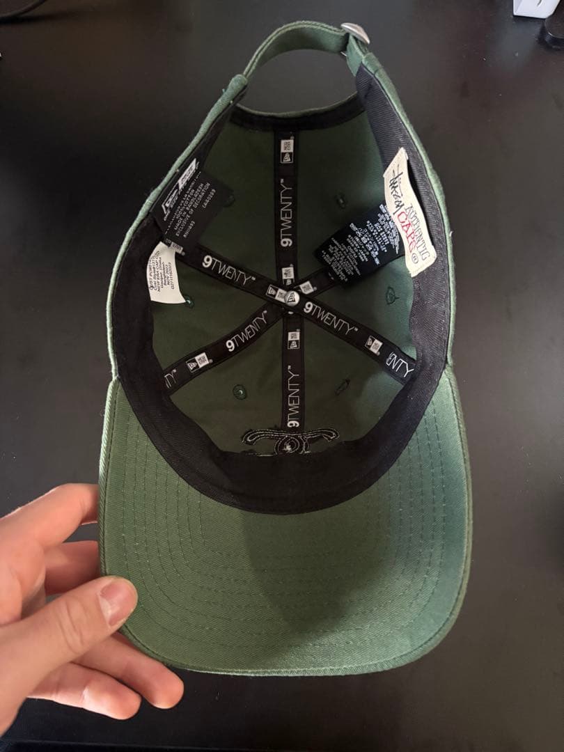 24ss Stussy New Era 9TWENTY グリーン キャップ