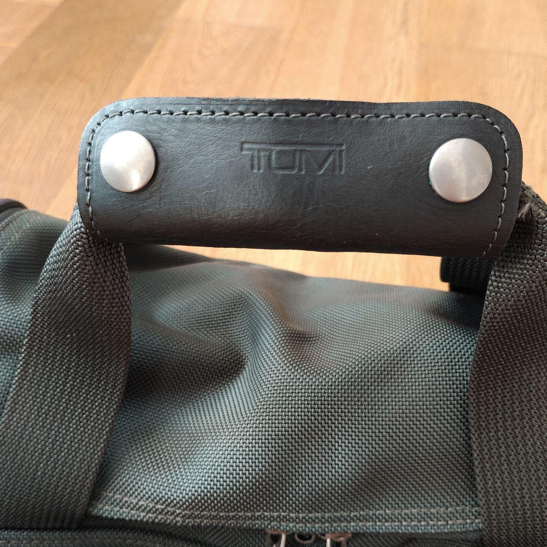TUMI ボストンバッグ 　ダークグリーン