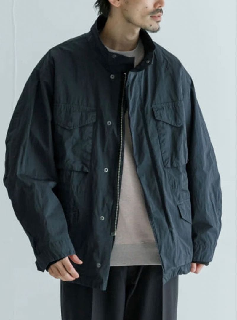 別注 ATON M65 FIELD JACKET 6 Grey モッズコート