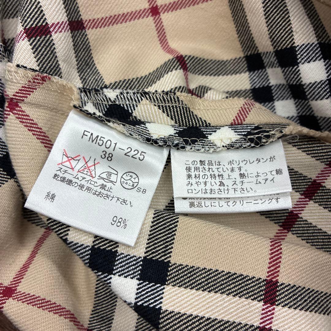 Burberry Bluelabel ノースリーブワンピース　サイズ38 あ10