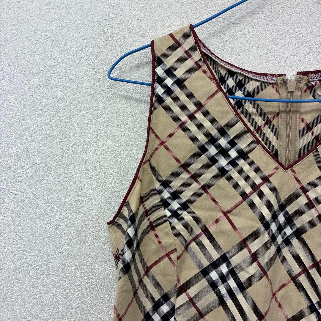 Burberry Bluelabel ノースリーブワンピース　サイズ38 あ10