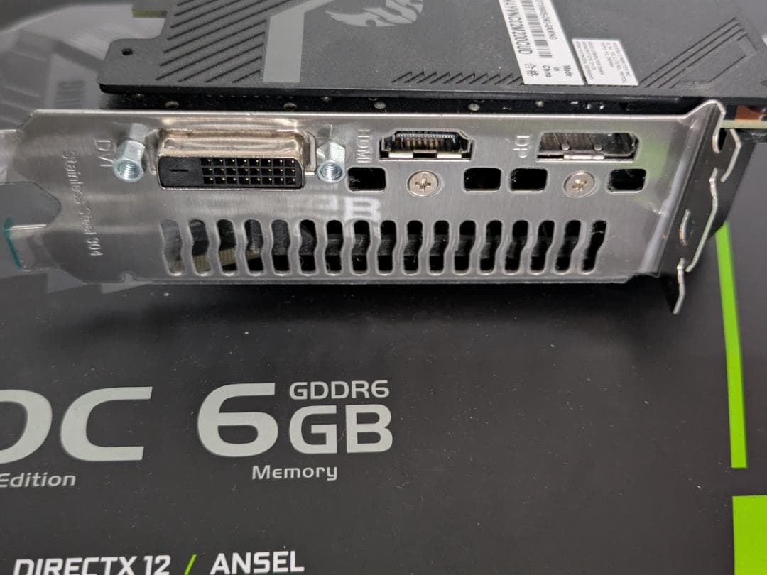 グラフィックボード・グラボ・ビデオカード ASUS GeForce GTX 1660 Super OC