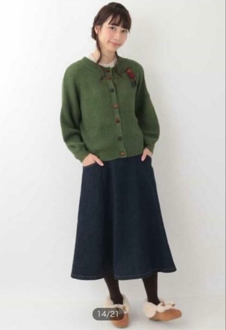 新品タグ付き　Jocomomola sesia　2wayニットカーディガン