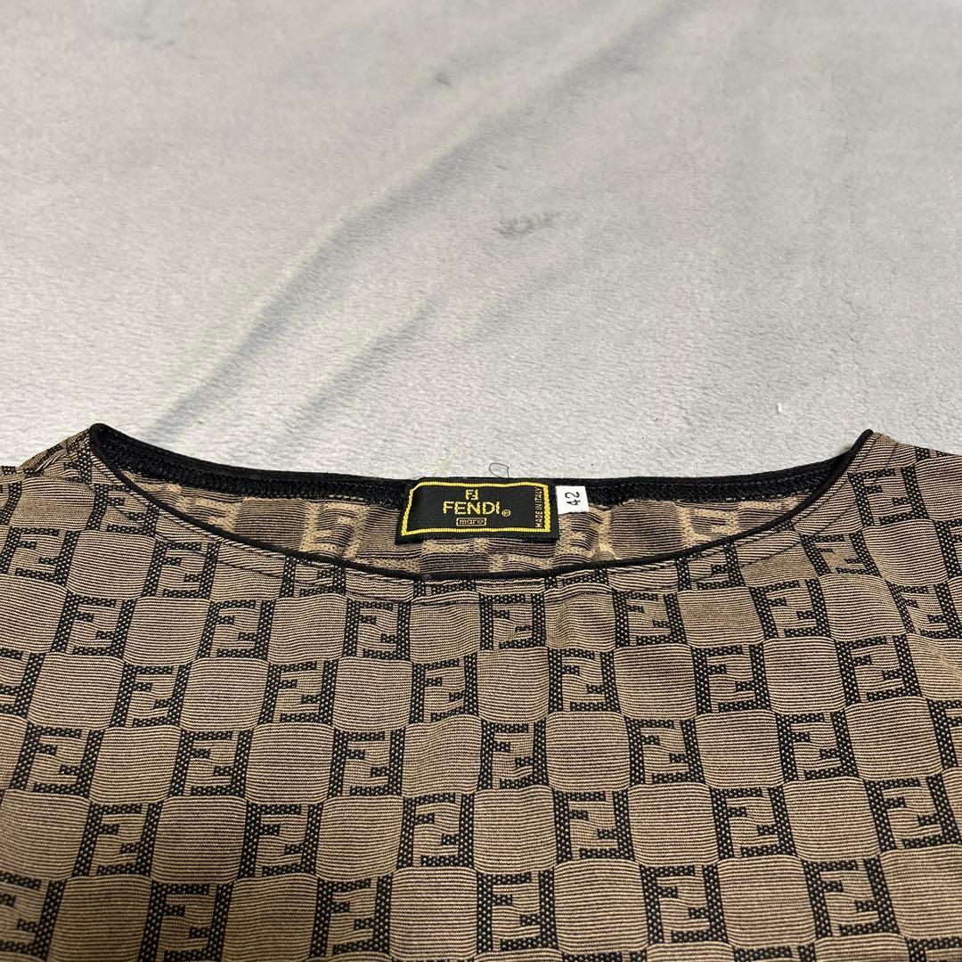 Fendi ロゴパターン タンクトップ