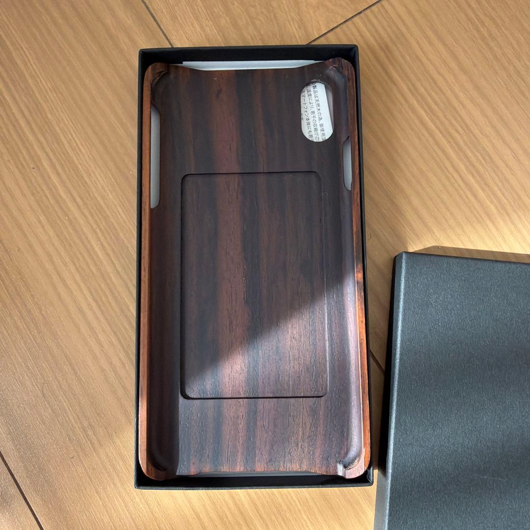 HACOA 木製 iPhoneXS Max ケース ダークウッド 本物!!