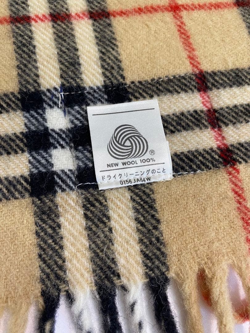 【 Asa様】バーバリーBurberry's ひざ掛　ストール　ウール100%