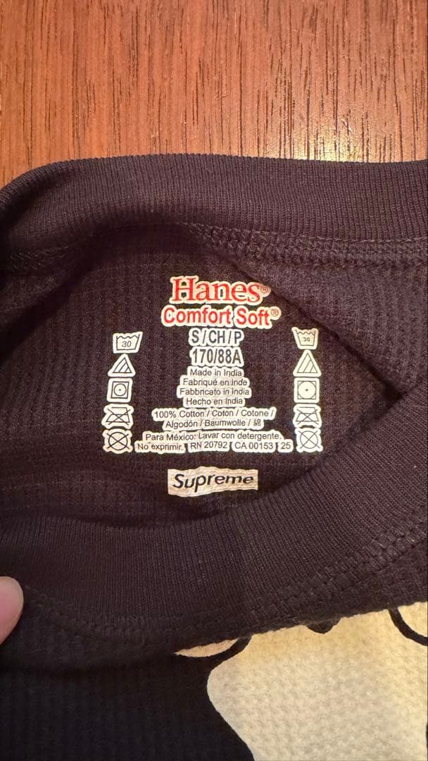 Supreme スケルトンプリント 長袖Tシャツ 170/88A