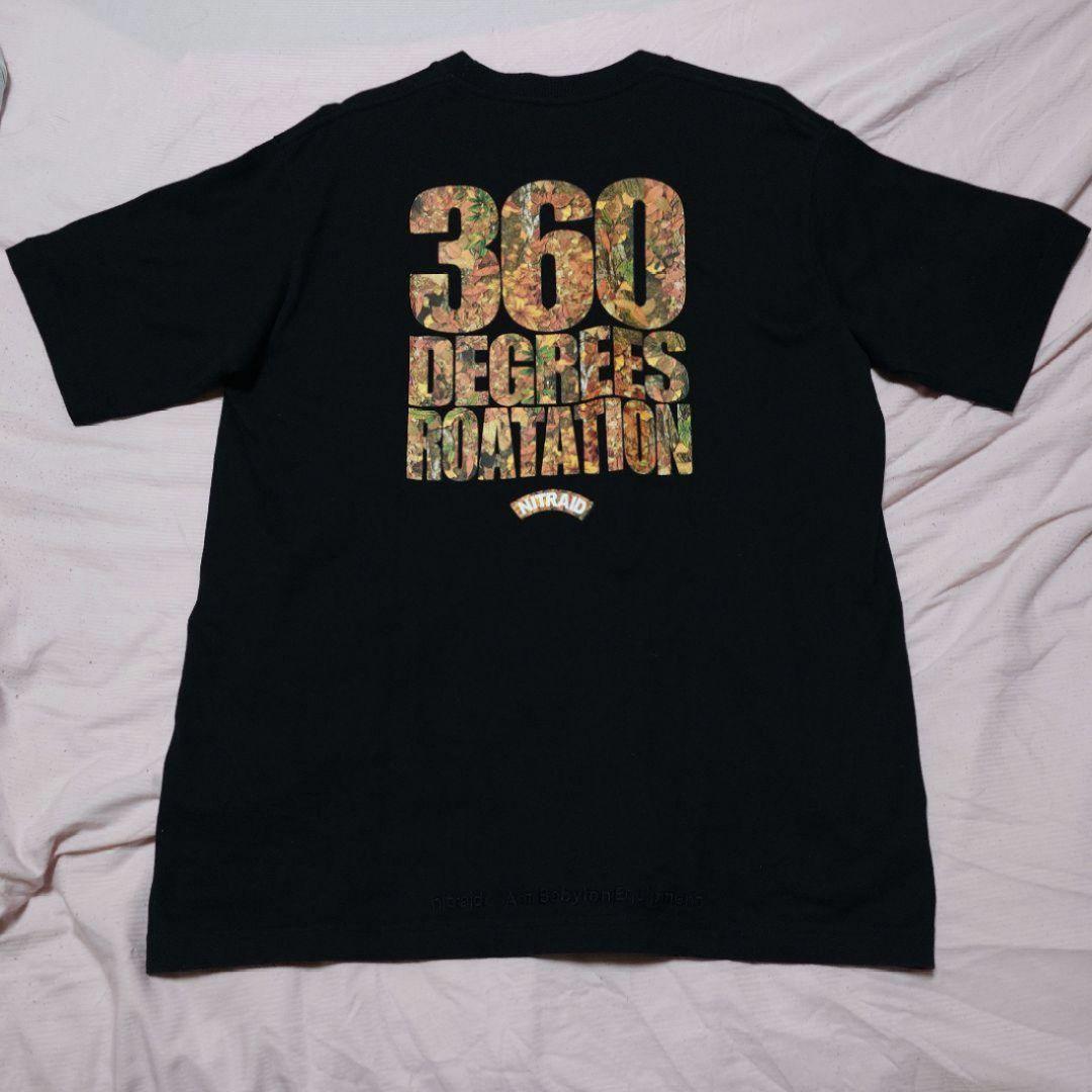 NITRAID オータムゴールド 未発売 スタッフ 黒 Tシャツ 秋 葉っぱ