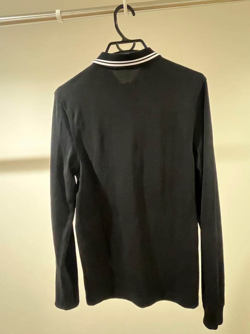 FRED PERRY 長袖ポロシャツ S Black 正規品