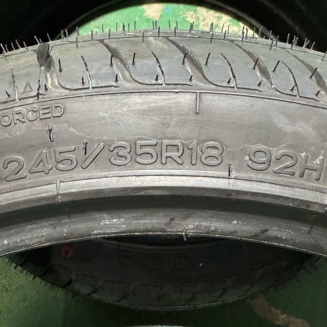 中古タイヤNANKANG NS20 245/35R18 バリ溝2本セット！