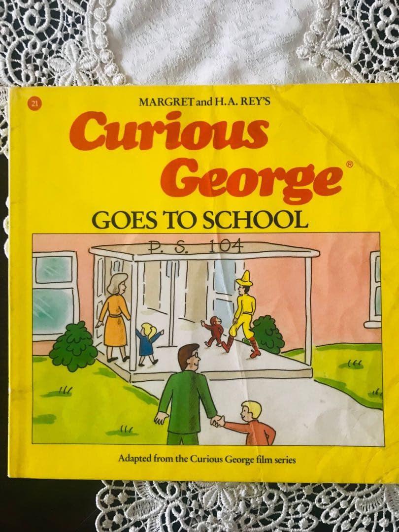 【英語絵本】Curious e おさるのジョージ絵本7冊＋おまけ1冊