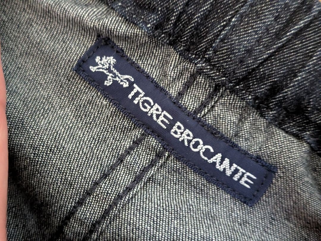 美品TIGRE BROCANTE インディゴコットンパンツM