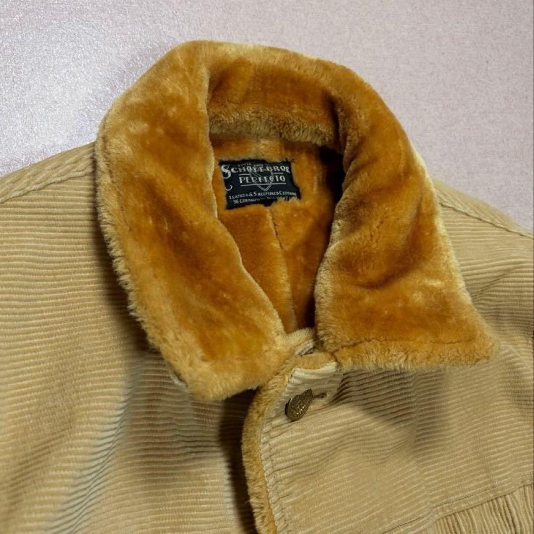 極美品 50s 復刻 Schott Corduroy Ranch Coat