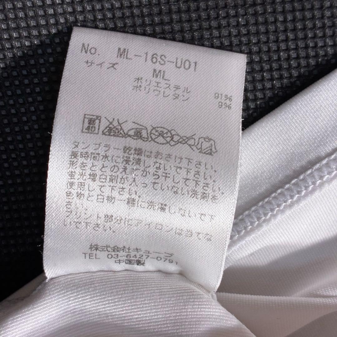 MARK & LONA モックネック インナーシャツ スカルロゴ ML ホワイト