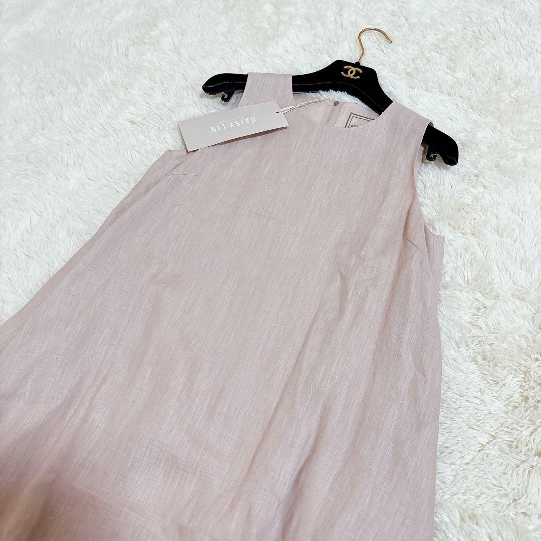 新品未使用☆デイジーリン for フォクシー ノースリーブ リネン ワンピース