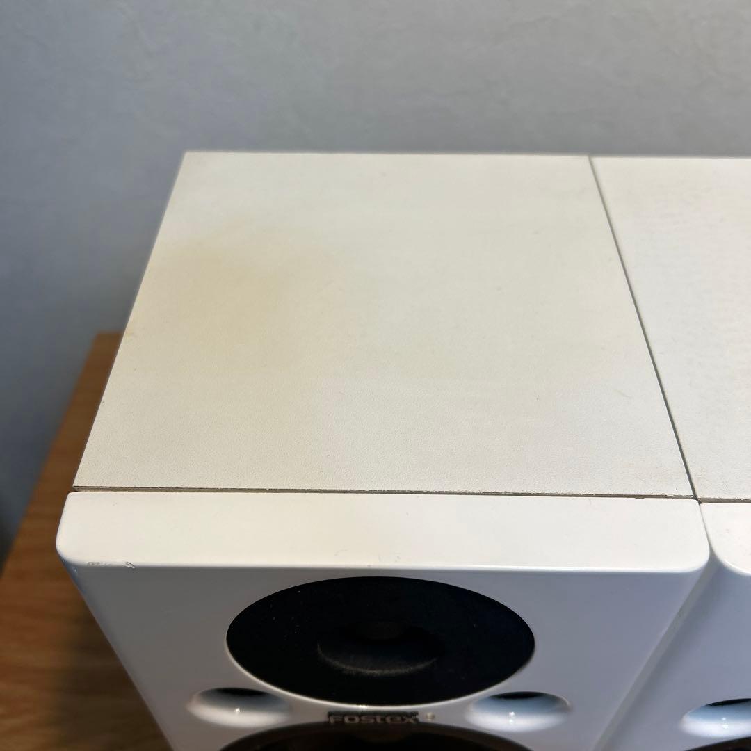 FOSTEX PM0.4 ボリュームコントローラー付き スピーカー ホワイト