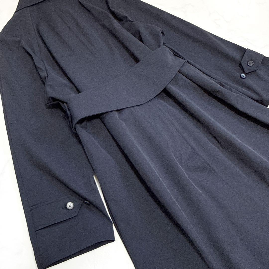 24SS セオリーリュクス theory luxe ステンカラーコート 38 紺