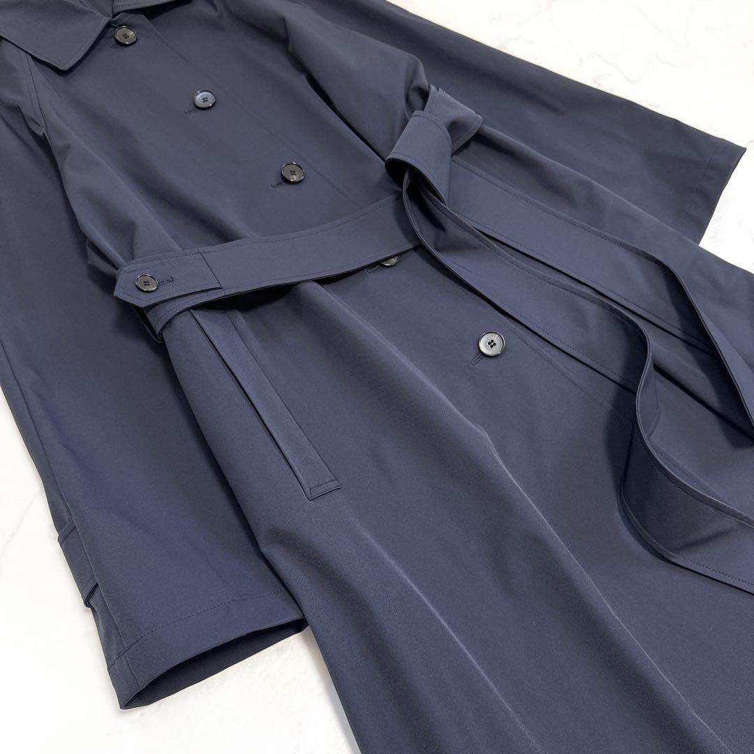 24SS セオリーリュクス theory luxe ステンカラーコート 38 紺