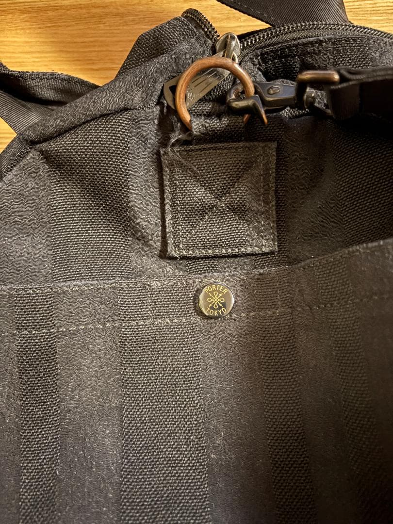 PORTER ボストン ダッフル バッグ ブラック 10周年タグ