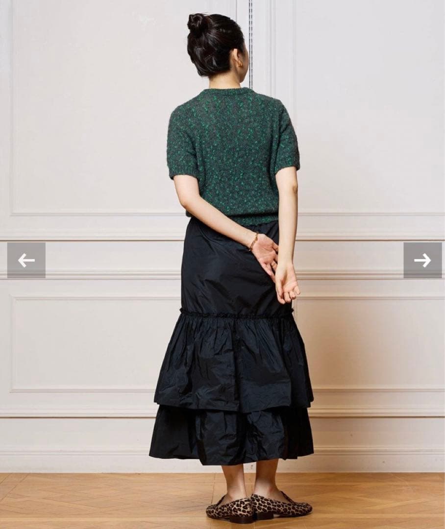 美品　VIOLETTE ROOM IENA LA BOUCLE 別注スカート　黒