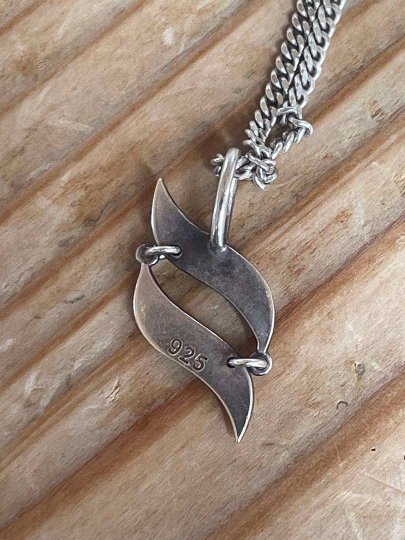 shrine シルバー925 波型デザインネックレス