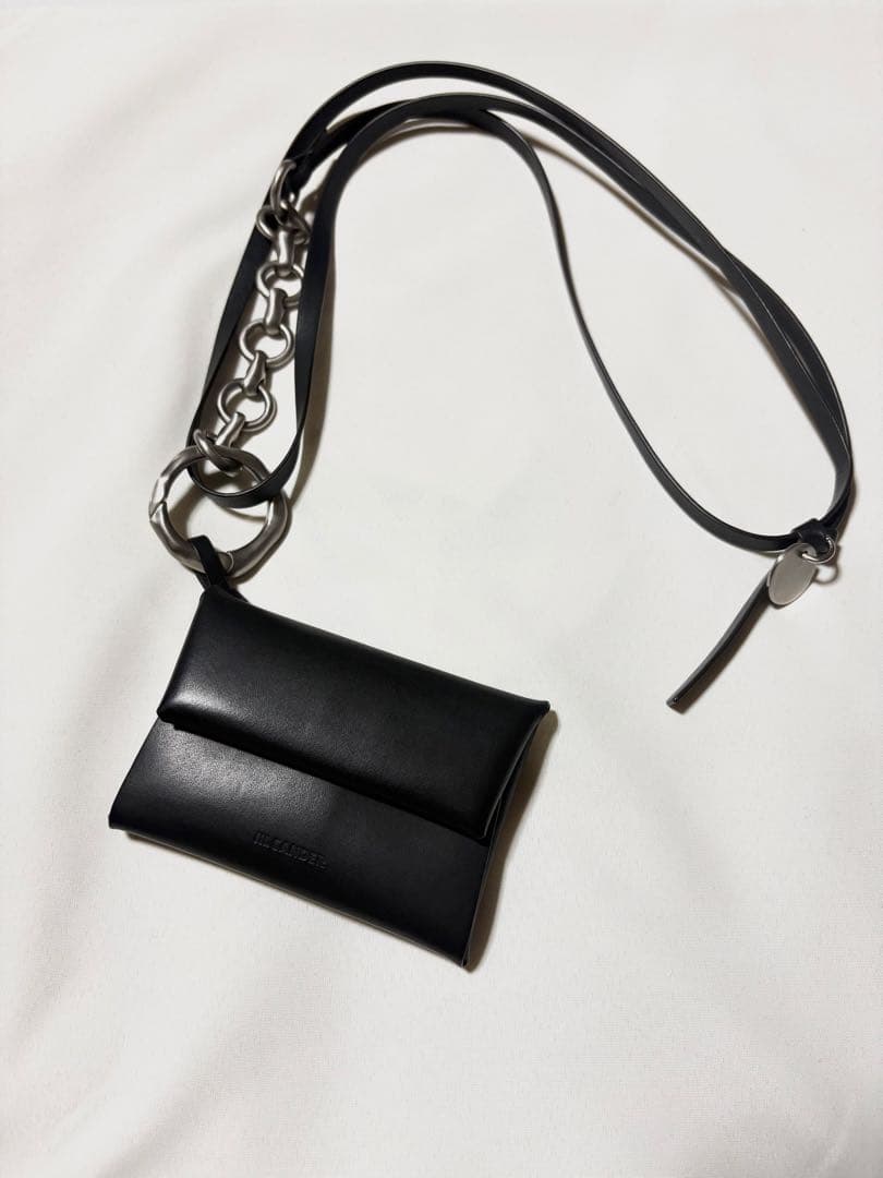 JIL SANDER ジルサンダー ケース ネックレス ブラック 24ss