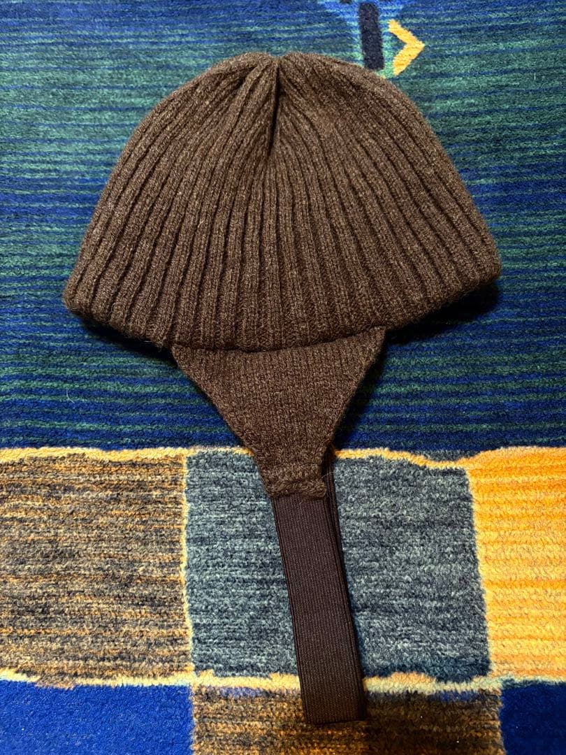 【未使用品】nigel cabourn ニットキャップ イヤーワッチ