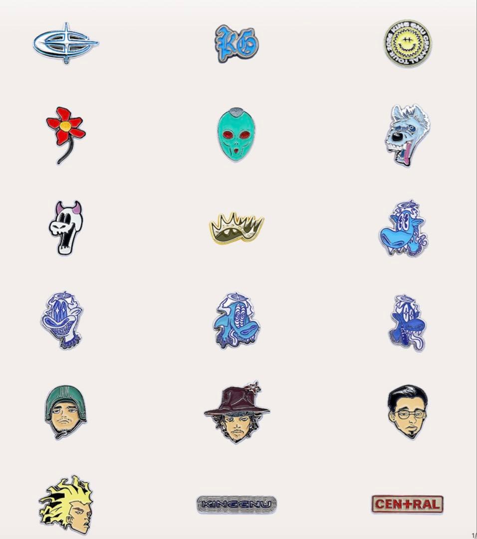 King Gnu CEN+RAL ピンバッジRANDOM PINS ／ピンズ全種