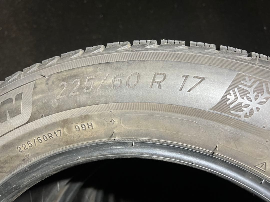 ①車好き　送料込 ミシュラン 225/60R17 スタッドレス 4本