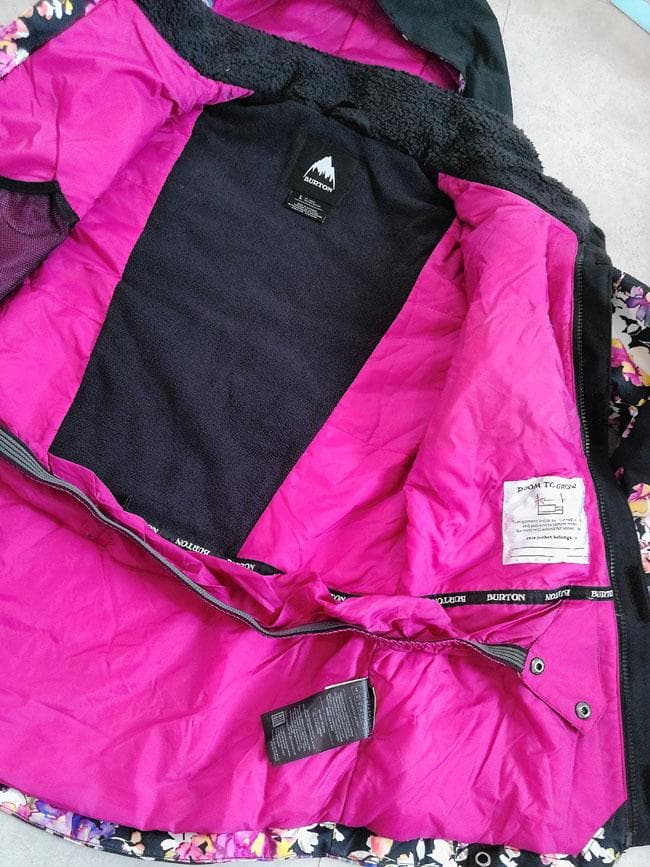 BURTONバートン 21431 フローラル花柄 中綿 スノーボードジャケットL