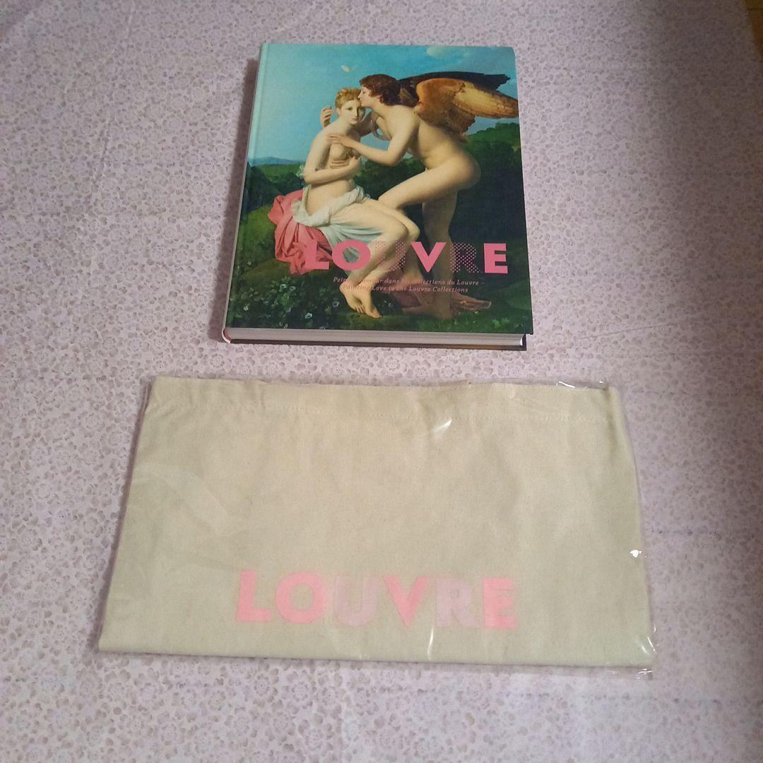 ルーヴル美術館展　LOUVRE 図録、トートバッグ（ナチュラル）セット